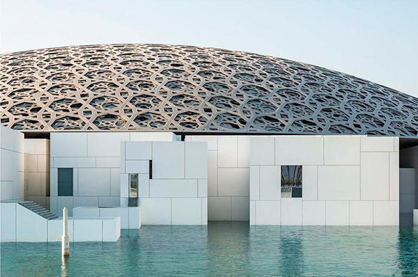 Louvre Abu Dhabi Vista exterior