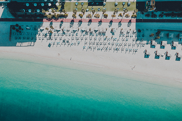 Vistas de la playa del hotel Mandarin Oriental Jumeira