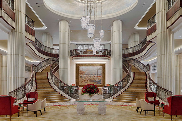 Entrada al Lobby St. Regis Abu Dhabi