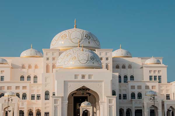 Exterior Qasr Al Watan en Abu Dhabi