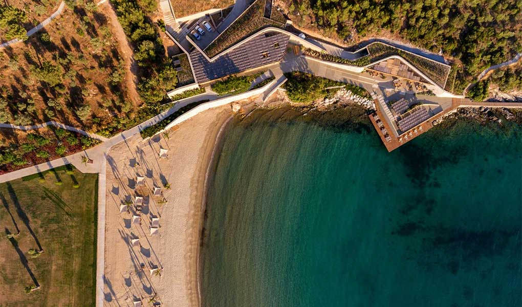 Vistas aéreas ​Six Senses Kaplankaya en Turquía