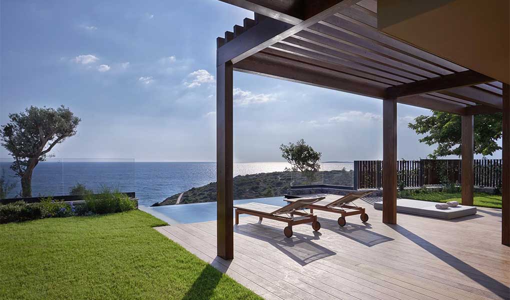 Piscina privada de la villa de lujo en Turquía hotel ​Six Senses Kaplankaya